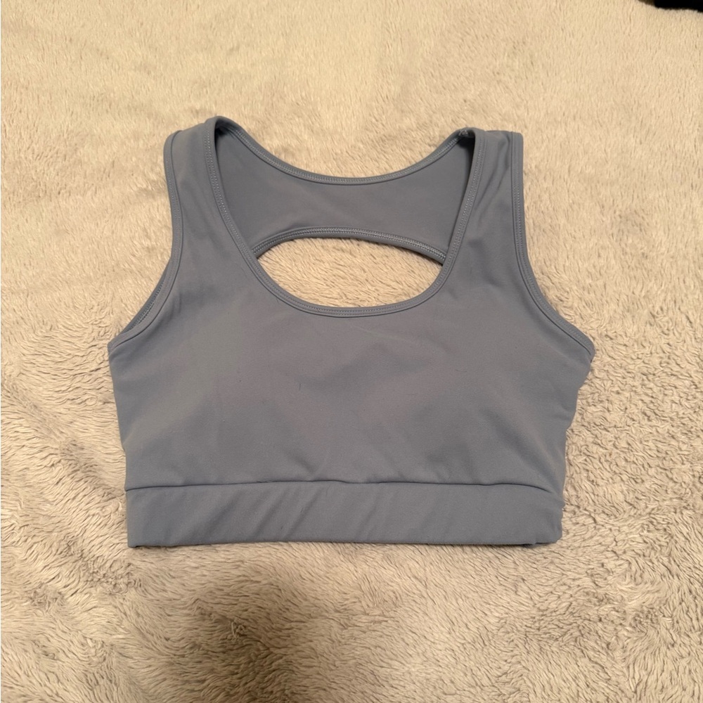 Stylish Women's Blue Sports Bra